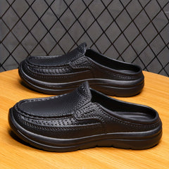 Men's Slip-on Mules Casual Walking Slippers Backless Loafers