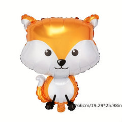 4pcs Small Animal Birthday Balloons Set