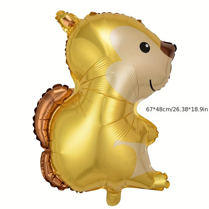 4pcs Small Animal Birthday Balloons Set