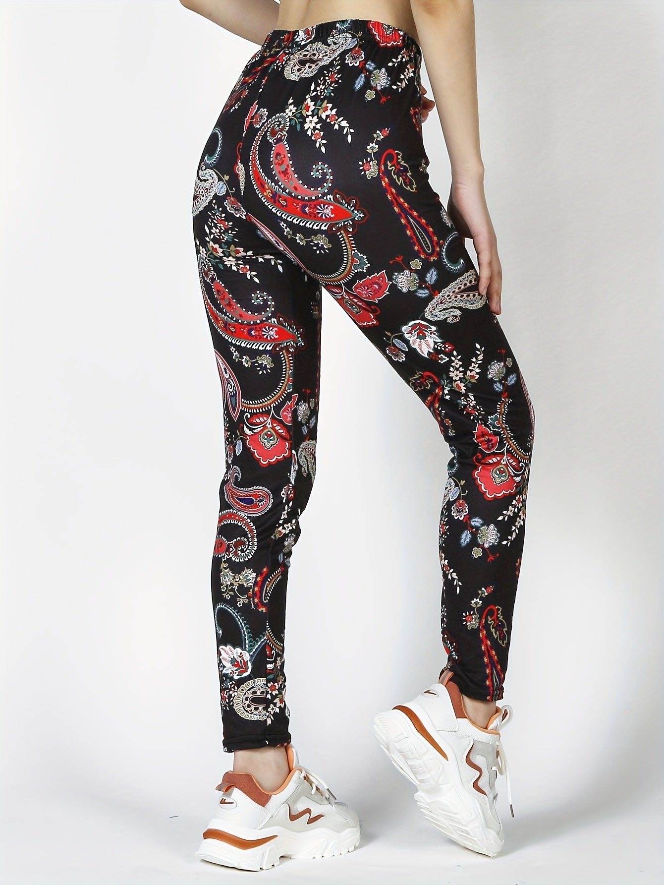 Floral Printed High Waist Yoga Pants