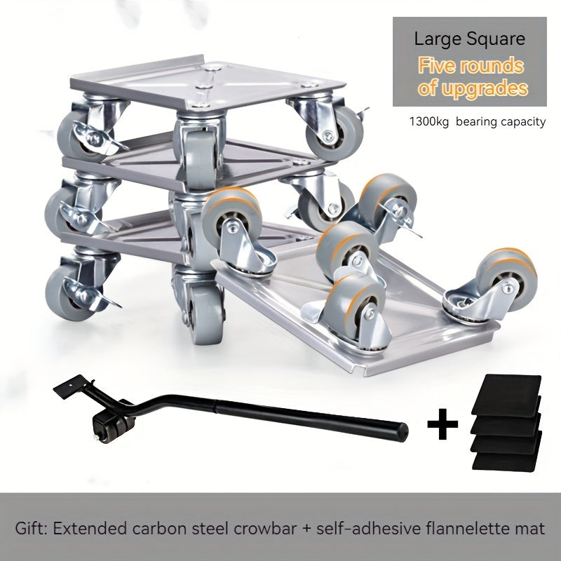 5 Wheel Load Bearing Mobile Pulley Shifter With Brake