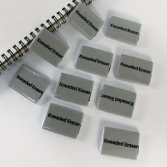 10 Pack Art Sketch Pencil Pastel Eraser Kneaded Drawing Tools Gray