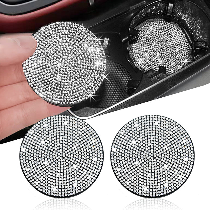 Bling Car Cup Holder Coaster Anti Slip & Shockproof