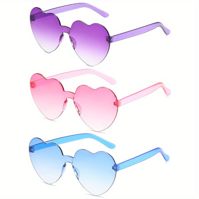 Y2K Heart Sunglasses Candy Glasses UV400