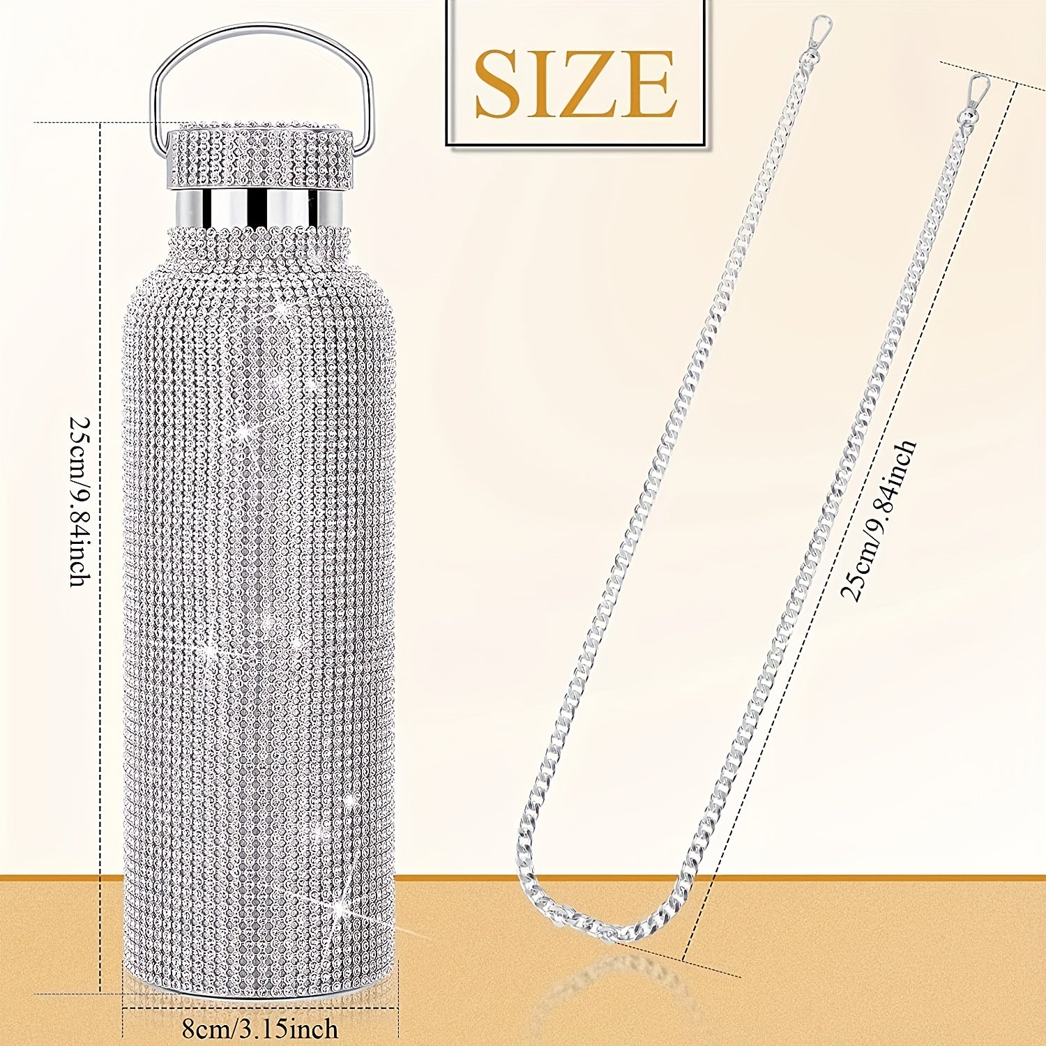 500ML Stainless Steel Vacuum Water Bottle - Perfect Gift