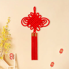 Chinese Year Knot Tassel Ornament Wall Hanging Decoration