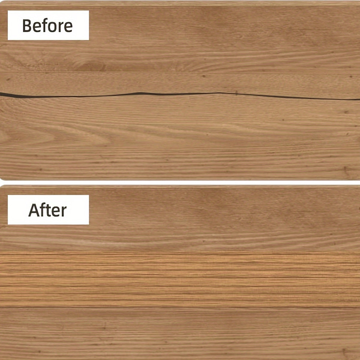 1pc Laminate Floor Separator Connects Floor Gaps Brown Wood Grain