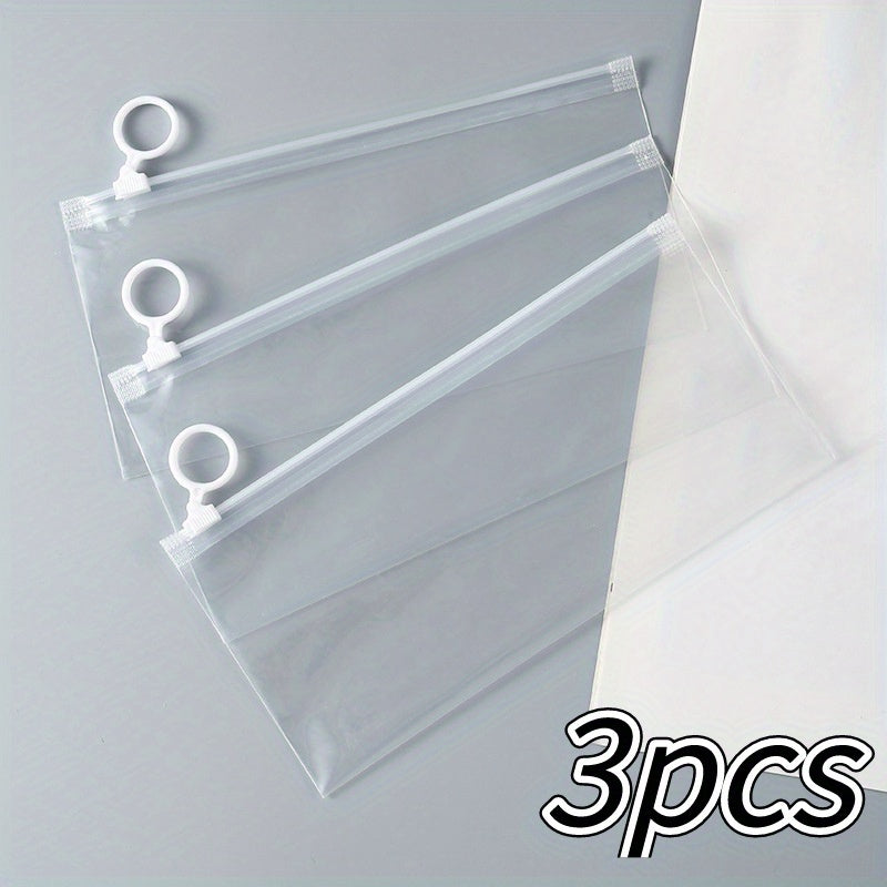 Transparent Waterproof Pencil Case Student Storage