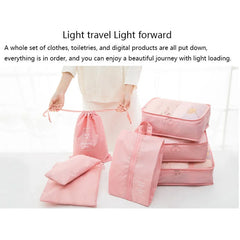 7PCS/Set Luggage Packing Travel Organizer Clothes Storage Waterproof Bags