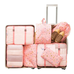 7PCS/Set Luggage Packing Travel Organizer Clothes Storage Waterproof Bags