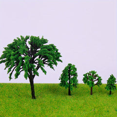 50pcs Mixed Tree Train Landscape DIY Crafts Decoration for Halloween Christ