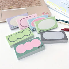 Floral Ink Retro Mini Brick Notepad Sticky Paper 700 Sheets