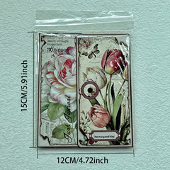 30 Sheets Plant & Animal Decoration Craft Paper for Scrapbooks DIY Collage Backg