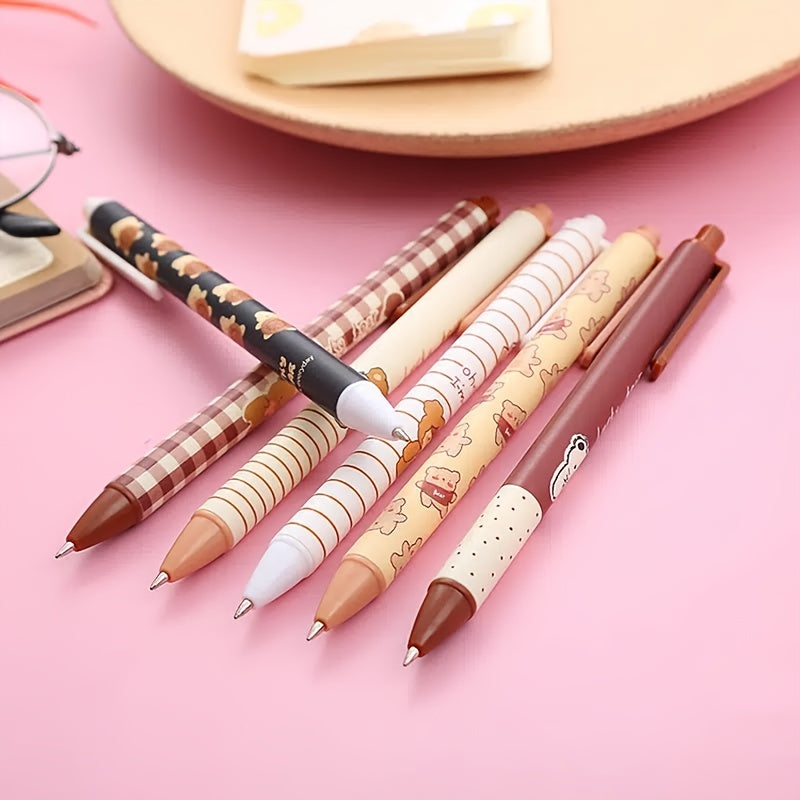 6pcs Gulu Bear 0.5mm Gel Pen Refills