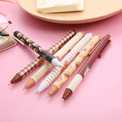6pcs Gulu Bear 0.5mm Gel Pen Refills