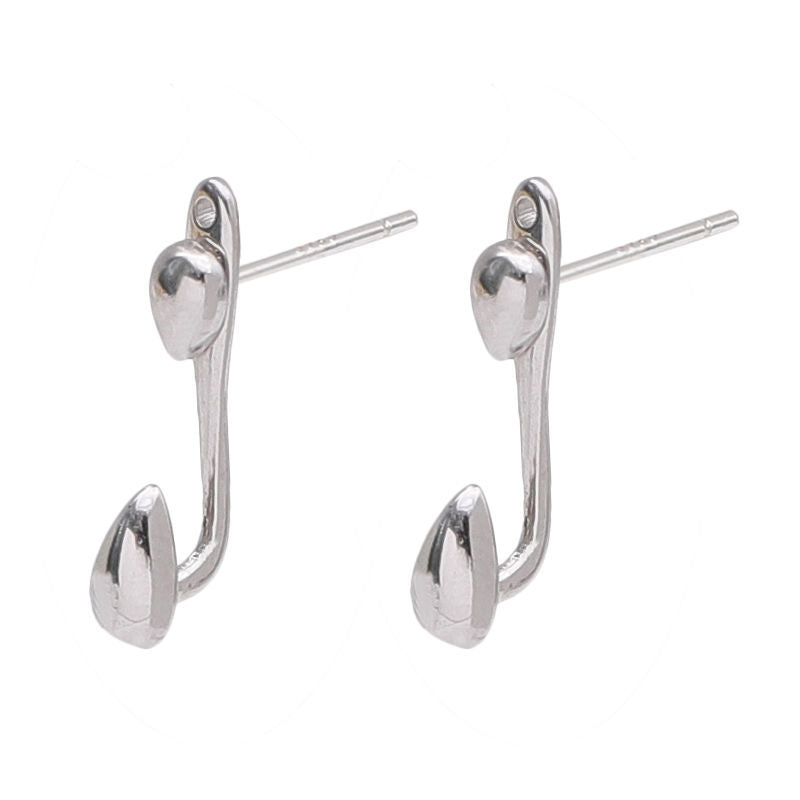 Retro Water Drop Ear Studs Men's Earrings Hip Hop Style