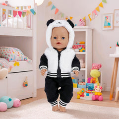2pcs Panda Doll Costumes for 35-56cm Newborn Baby Dolls - Christmas & Year