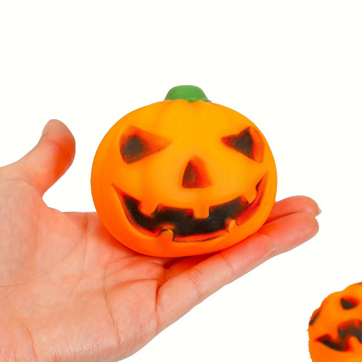 Halloween Pumpkin Squeeze Ball Funny Toy