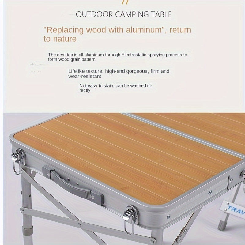 Outdoor Folding Table Aluminum Alloy Camping Table