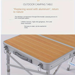 Outdoor Folding Table Aluminum Alloy Camping Table