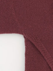  Casual Sweater Women's Plus Solid Long Sleeve Surplice Neck Jumper