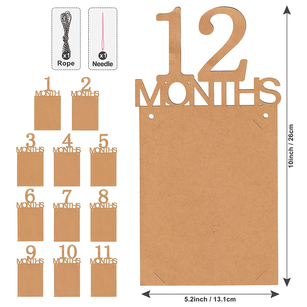 1st Birthday Photo Pull Banner One Year Old Decoration