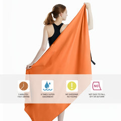 Microfiber Quick Dry Towel For Beach Travel Camping Portable Towel