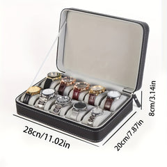 Detachable Watch Pillow Storage Box Zipper Bag