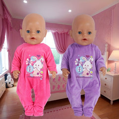 Adorable Bunny and Rainbow Clothing Set for 35-56-43 Dolls