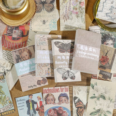 60 Sheets Retro Stationery Set for Journal and Scrapbook