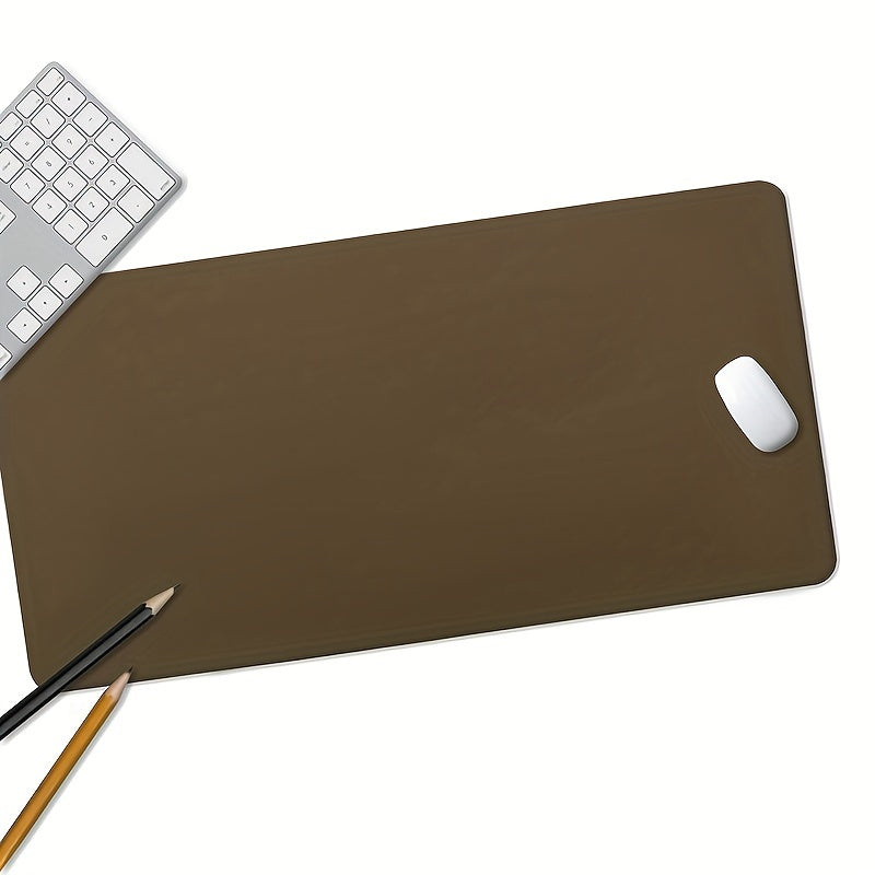 Thick Waterproof Mouse Pad Double-sided PU Leather Desk Pad