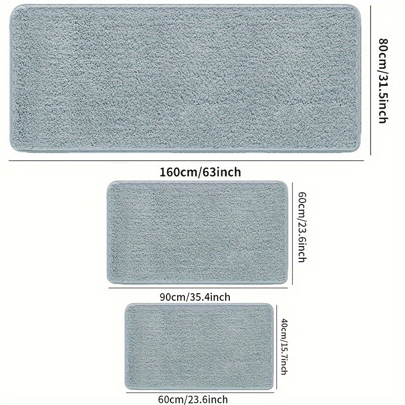 Soft Absorbent Non Slip Bath Rug Mat