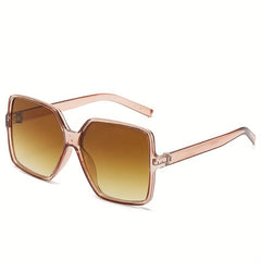 Square Oversized Large Frame Sunglasses Women's Classic Sunshade