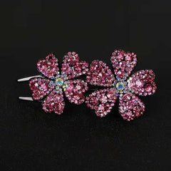 Retro Rhinestone Hair Claw Clip Non Slip Strong Hold Grip