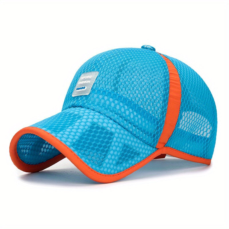 Kids Casual Mesh Cap Sun Protection Quick Dry Cap for Summer