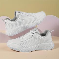 Women's Plush Lined Thermal Furry Running Shoes Casual Winter Sneakers