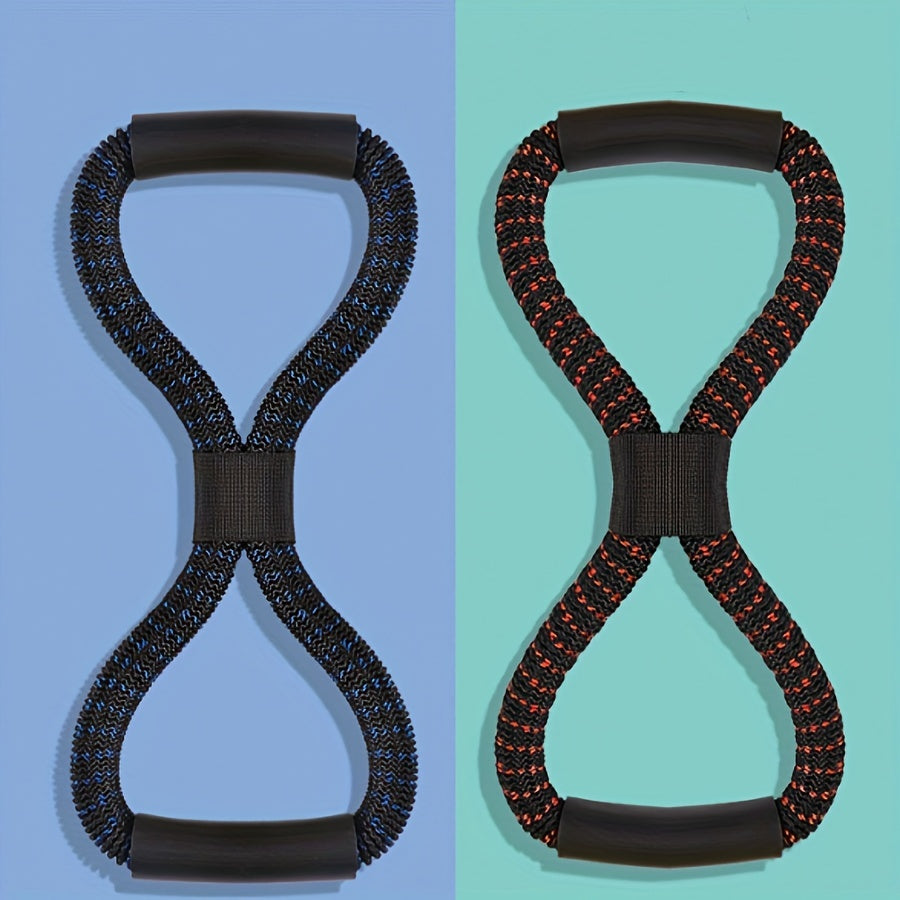 Figure 8 Fitness Puller Tension Rope for Shoulder Back Body Shaping