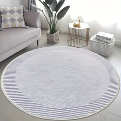 Soft Non Slip Round Floor Carpet Indoor Mat for Room Decor