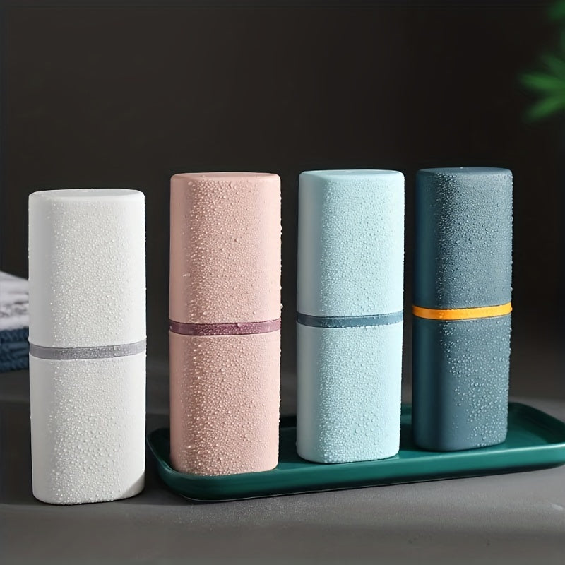 Dustproof Toothbrush Holder Portable Cup Storage Box for Traveling Camping