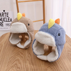 Dinosaur Full Fleece Earmuffs Winter Warm Boys Girls
