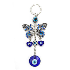 Tree Of Life Evil Eyes Keychain Handcraft Hanging Decor Good Luck Keychain