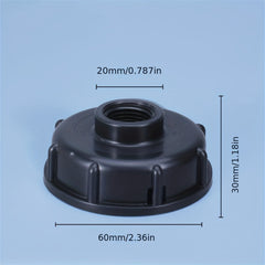 1-Inch Adjustable Control Valve for Straight through Joint Plants Watering
