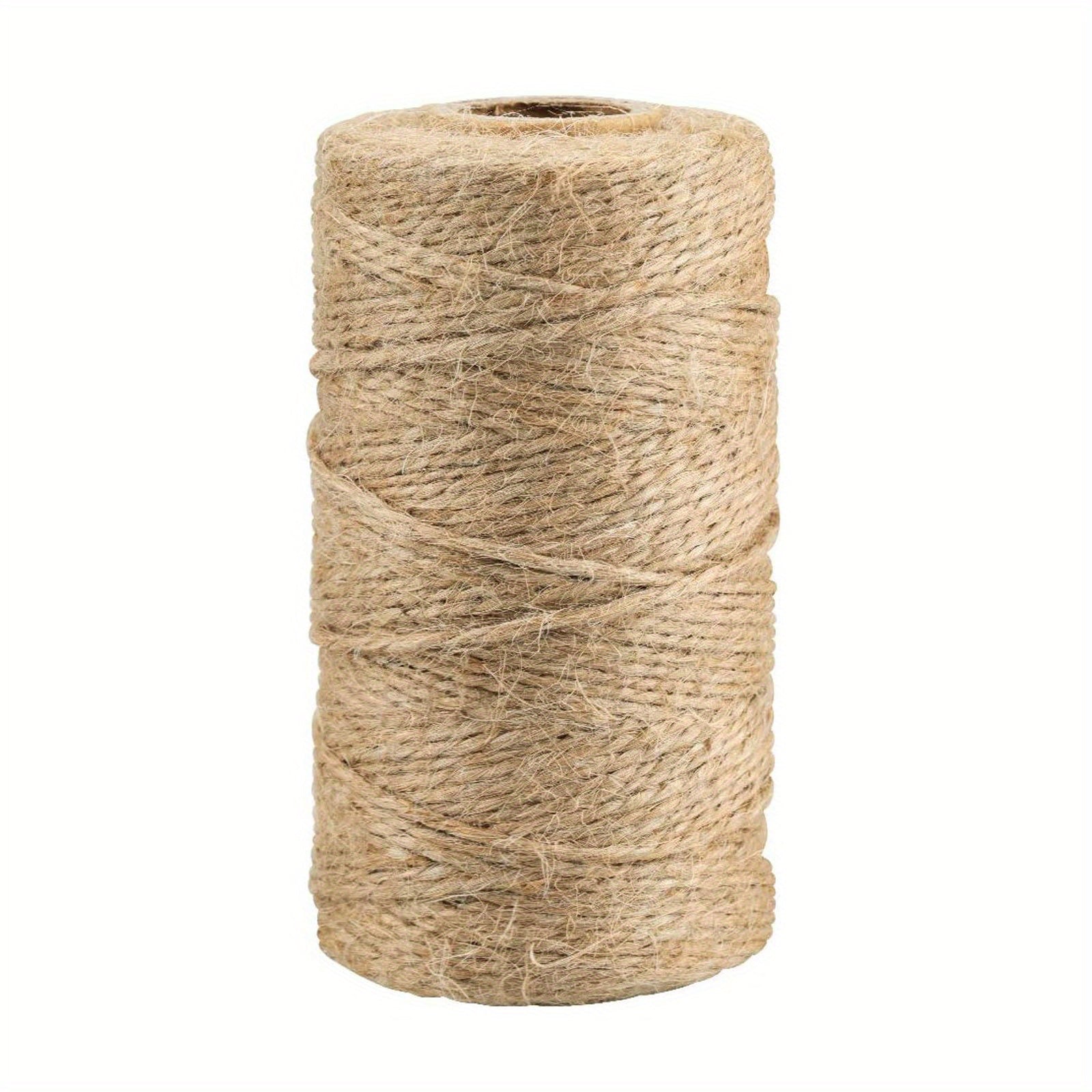 100Meters Natural Jute Twine Arts Crafts Christmas Durable Packing String