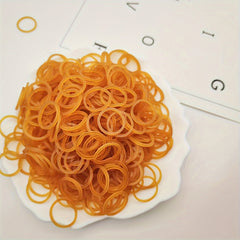 Yellow Rubber Band Binding Office Supplies 8cm Inner Diameter