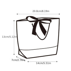 5pcs Party Tote Bags with Handles for Birthdays & Holidays
