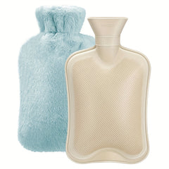 2L Rubber Hot Water Bottle Soft Cover Hot Water Bag Hot Cold Pack