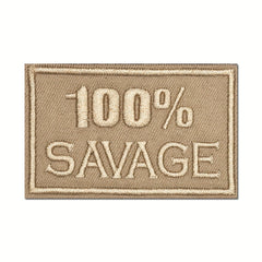 Savage Embroidered Patch for Outdoor Decoration
