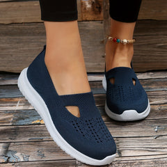 Women's Lightweight Slip On Knit Sneakers