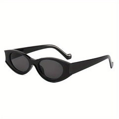 Y2K Oval Sunglasses For Women Men Hippie Block UV400 Sun Shades Glasses