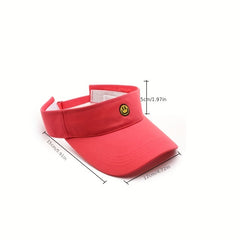 Sunshade Breathable Curved Brim Visor Top Hat For Men